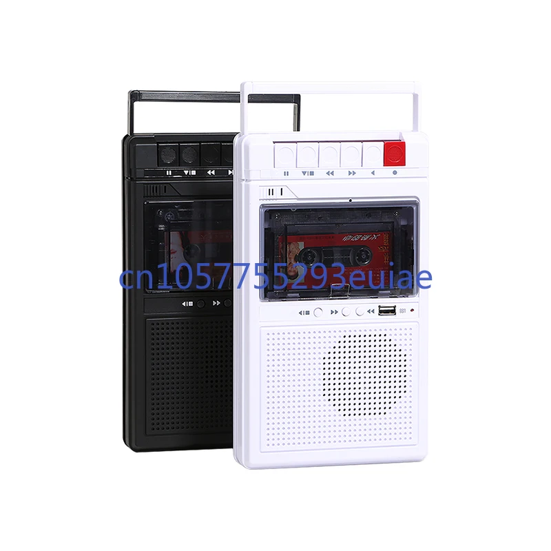 

Antique Portable High Power Portable Cassette Cassette Player Tape Recorder USB Transcription MP3 Transcription English Learning