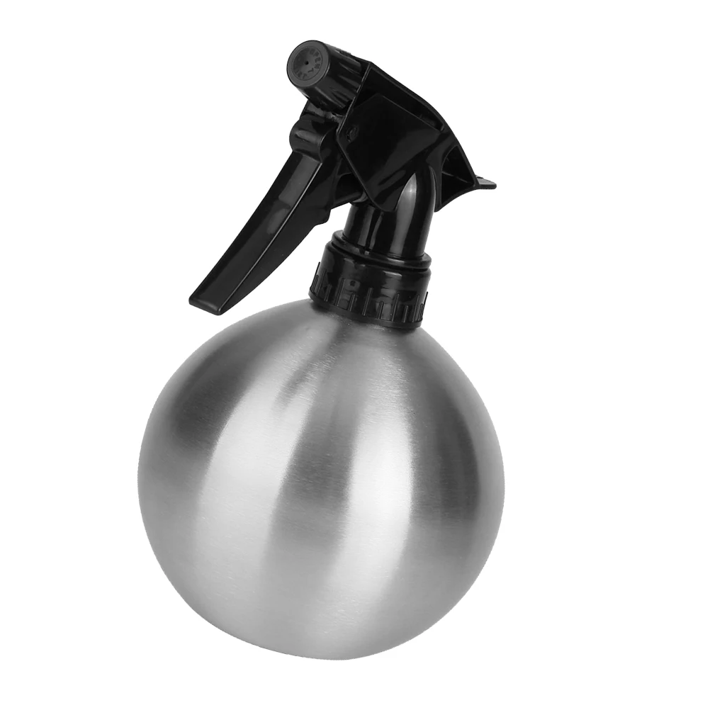 

Spray Bottle Watering Can Stainless Steel Squeeze Trigger Plants Sprayer Metal Kettle Detachable