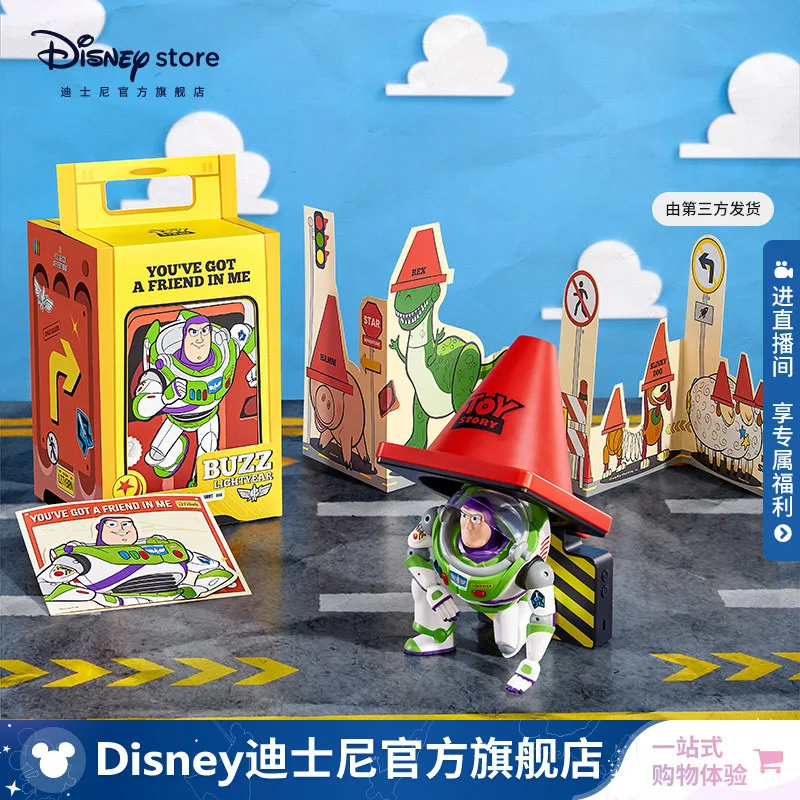 Original Shanghai Disney Buzz Lightyear Series Roadblock Lamp Creative Home Decoration Table Lamp Night Light Toy Birthday Gift