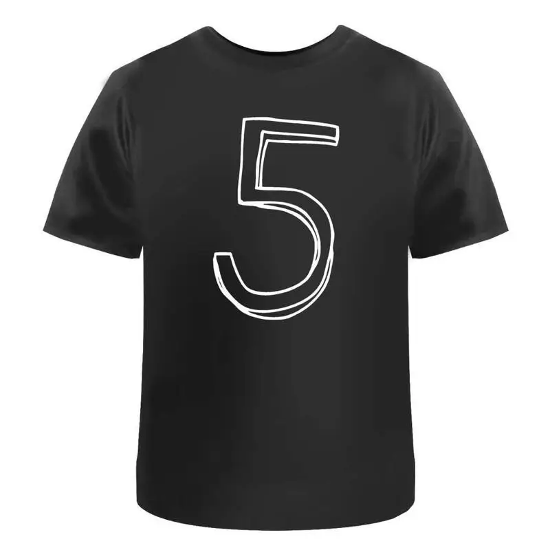 

Number Five' Cotton T Shirt Ta016406