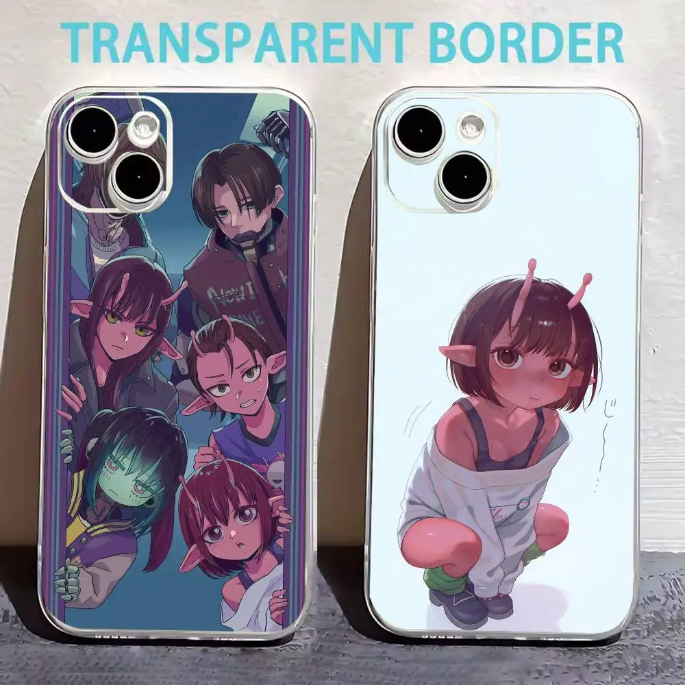 

M-Milky S-Subway Anime Phone Case For iPhone17,16,15,14,13,12,11 Plus,Pro Max Soft Transparent Cover