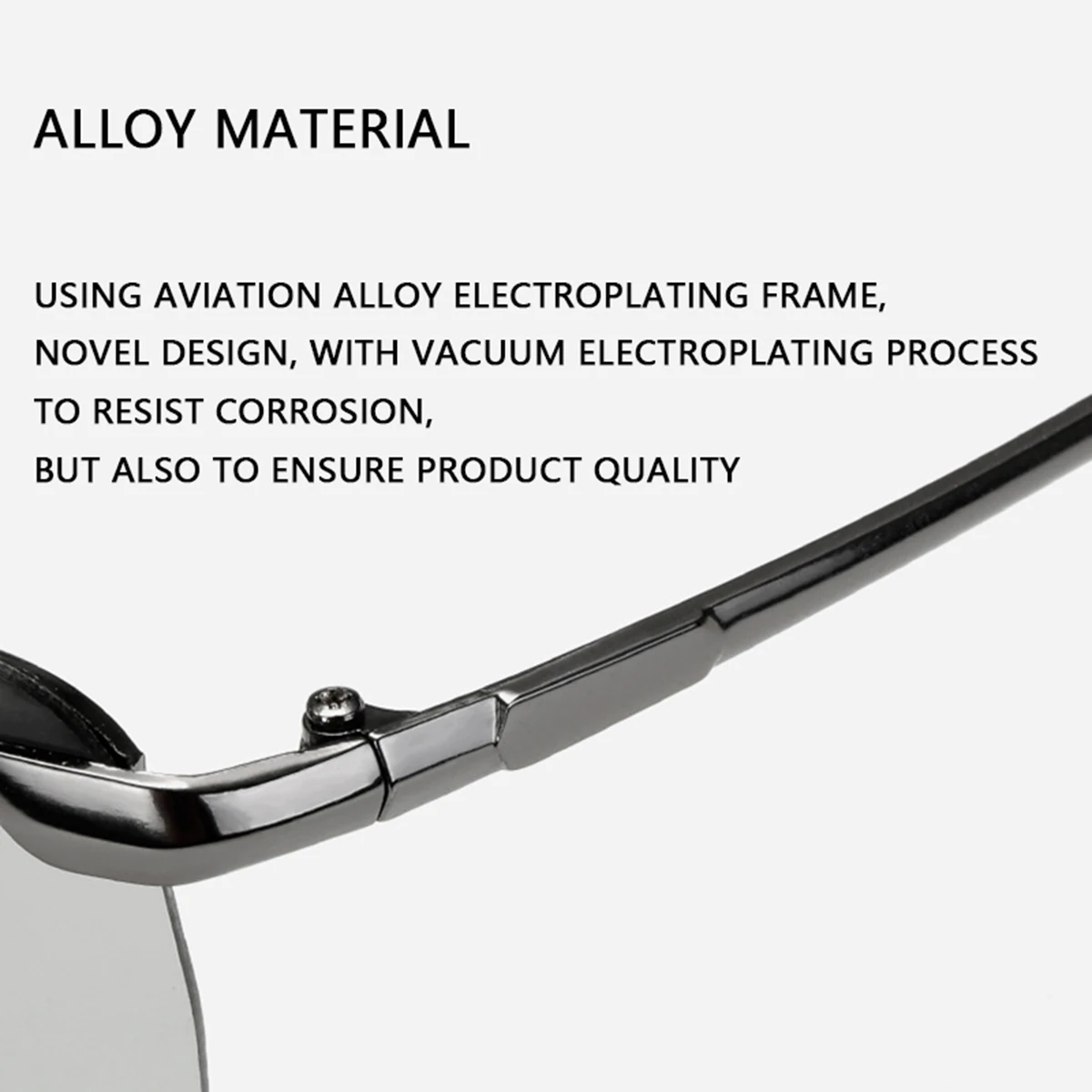Herren-Sonnenbrille, Nachtsichtbrille, Fahrbrille für Männer, Nachtfahrerbrille, Nachtsichtlinse, Damen-Sonnenbrille, nicht polarisiert, modisches Accessoire – Detail 6