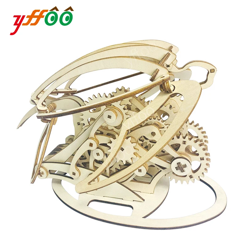 yffoo 3D Puzzle Sea Turtle DIY Wooden Toy For Adults Children Models Assembly Building Kits Kids Birthday Gift Home Decoration