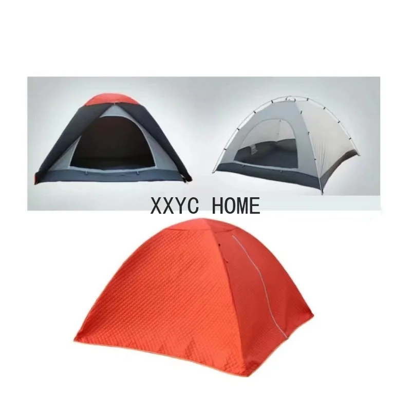 Double-Layer Camping Tent, Thickened Windproof and Cold-proof, Nature Hike, Bushcraft, Trip Tent Cover, Outdoor, Winter