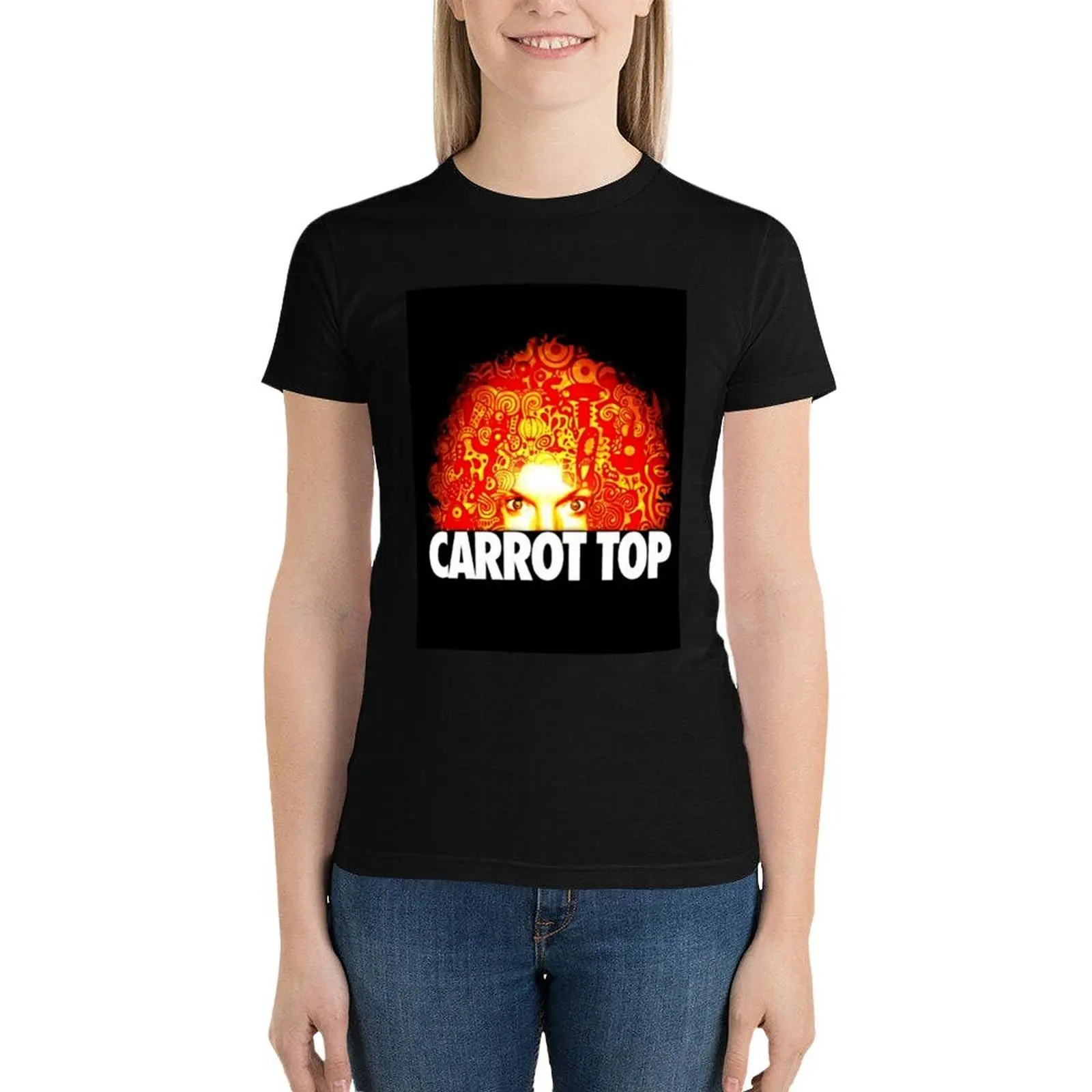

Carrot Top T-Shirt vintage clothes hippie clothes t-shirt dress for Women graphic