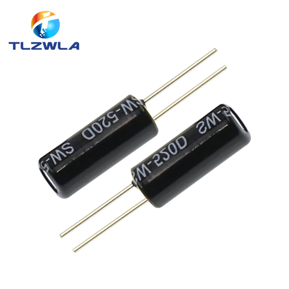 10PCS SW-520D SW520D Vibration Sensor Metal Ball Tilt Shaking Switch