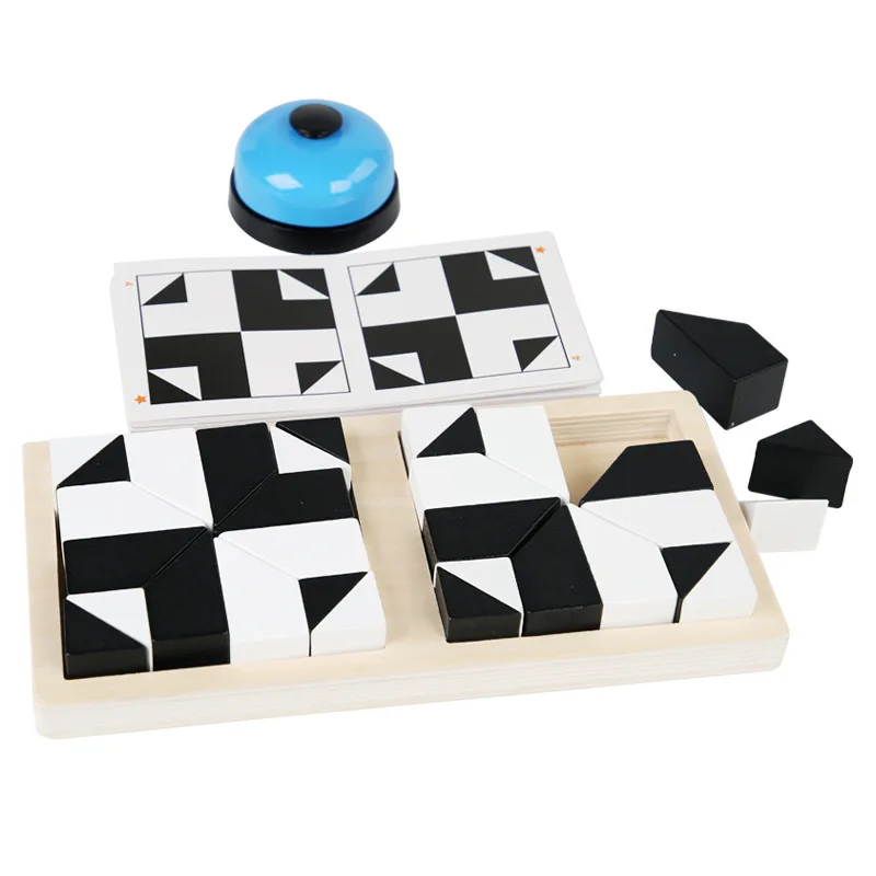 Hidden Block Puzzle Game for Children's Puzzle Education, Space Thinking, Imagination, Fun Board Game