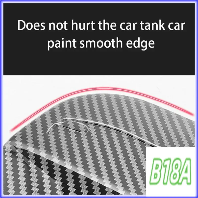 

H5-Car Tuning Accessories For 15-21 Dodge Challenger Carbon ABS Charger Fuel Tank Gas Door Cover Trim Charger Cover Sticker