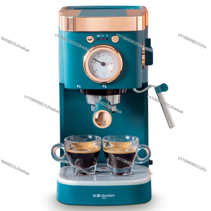 Original Donlim Espresso 20bar Coffee Machine Semi Automatic Cafe Powder Cappuccino Electric Coffee Maker DL-KF5400 220V