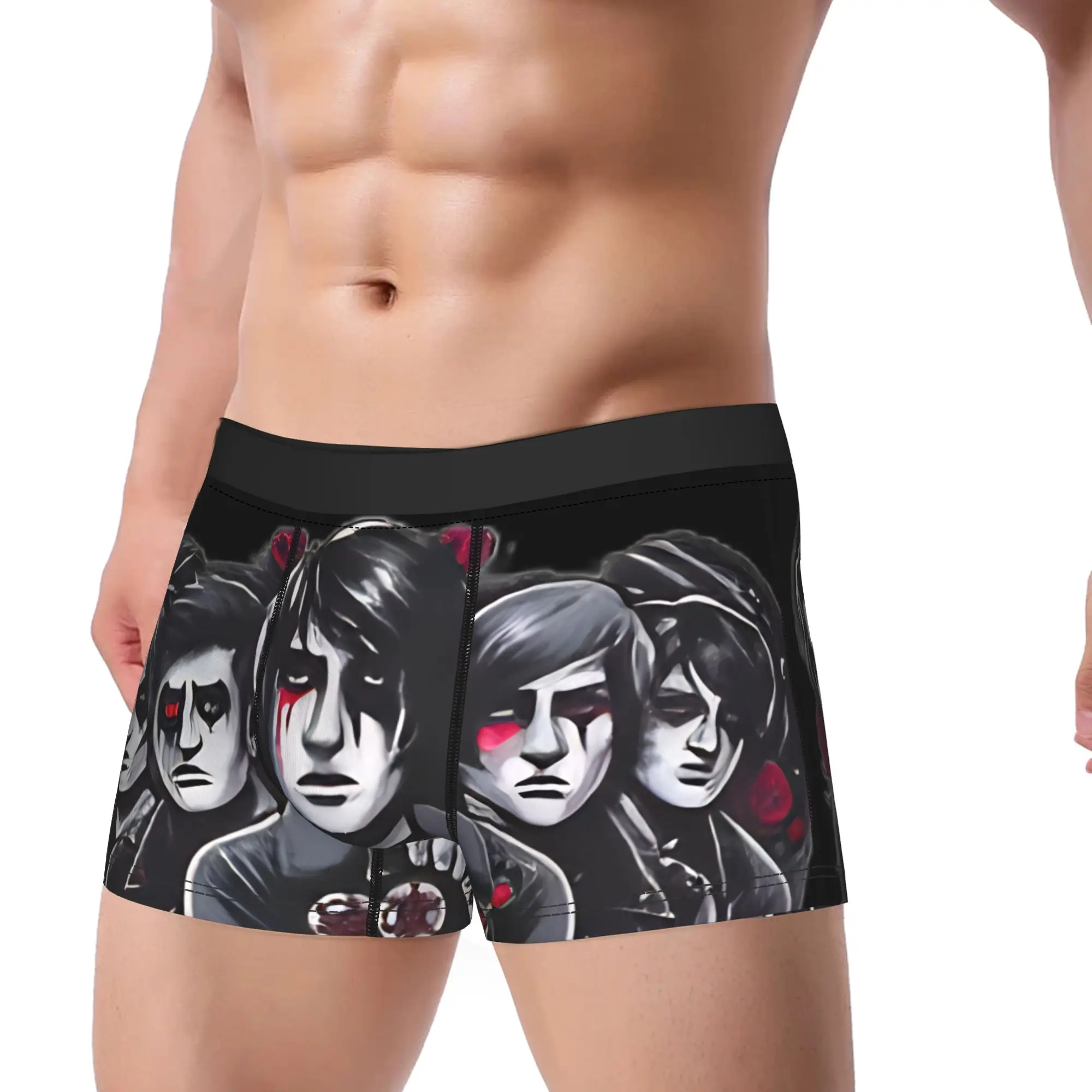 

My C-Chemical R-Romance Underwear Custom Trunk Hot Sale Men Underpants Novelty Shorts Briefs Birthday Present