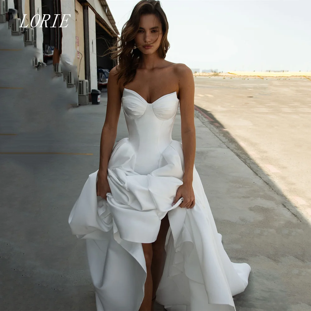 

LORIE Luxury A Line Wedding Dress Noval Sweetheart Bridal Dresses Relax Temperament Wedding Gown Customized 2026