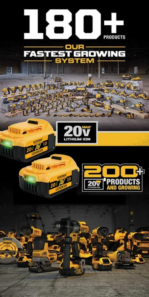 Nowy DCB200 20V 10.0Ah15.0Ah wymienna bateria litowa do Dewalt 18V DCB184 DCB200 DCB182 DCB180 DCB181 DCB182 DCB201 DCB206