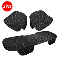 Nuevo 3 uds funda para asiento de coche cojín Universal para asiento de coche comodidad transpirable Protector de asiento de coche accesorios de Interior de coche