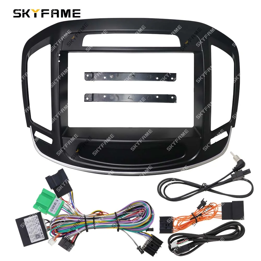 SKYFAME Car Frame Fascia Adapter Canbus Box Decoder Android Radio Dash Fitting Panel Kit For Opel Insignia Buick Regal
