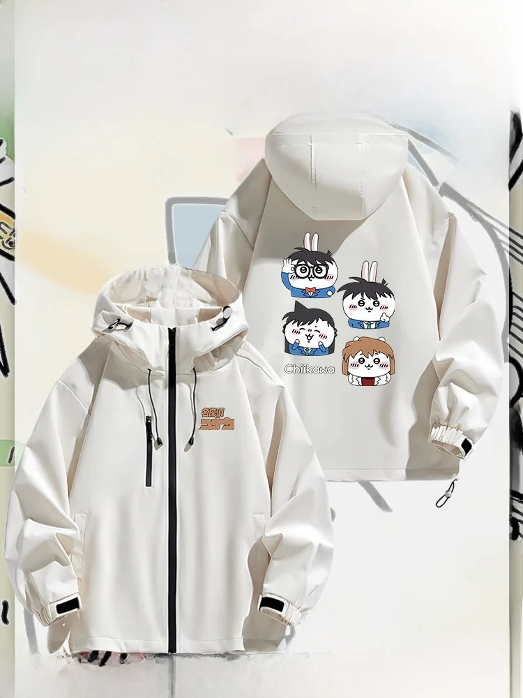 

Куртка с капюшоном X ex, водонепроницаемая, из полиэстера, для весны, осени и зимы, молодежная, модная, активная, с длинными рукавами, на молнии