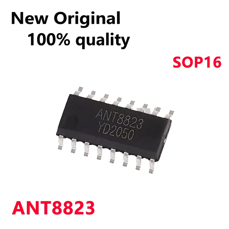 5/PCS New Original ANT8823 SOP16 AB/D Class 3.7V built-in synchronous boost dual-mode stereo audio amplifier chip In Stock