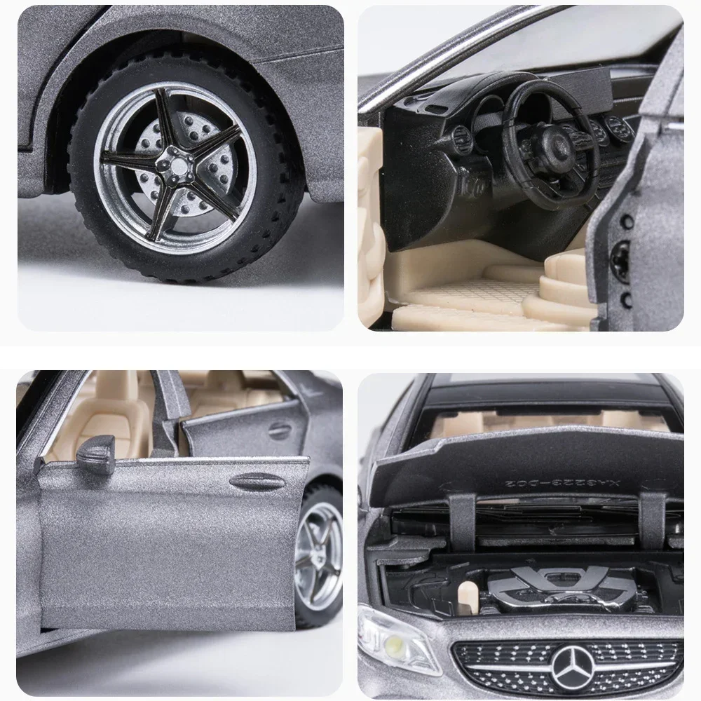 1:32 Benz C260L Diecast Scale Alloy Pull Back Car Collectable Toy Gifts for Children diecasts & toy vehicles Gifts Recommended