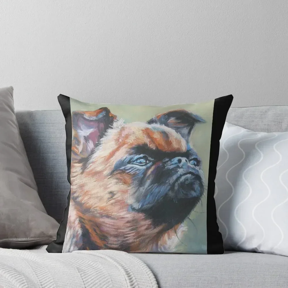 

Brussels Griffon Fine Art Painting Throw Pillow Pillow Cover Decorative Cushions For Luxury Sofa pillow