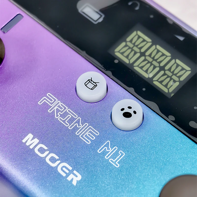 معالج MOOER متعدد التأثيرات بدواسة تأثير الجيتار الكهربائي مع 128 نماذج تأثير الجيتار OTG USB تسجيل مخرج سماعة الرأس