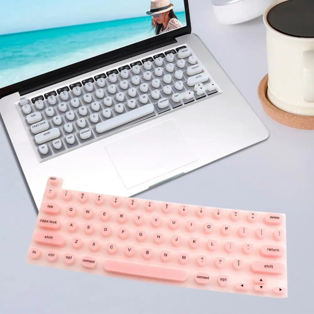 لوازم لوحة المفاتيح، غطاء لاصق متين لفن الأظافر للوحة المفاتيح لسهولة الكتابة، تصميم عالمي لارتداء التركيب البسيط