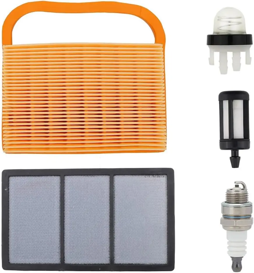 compatible TS410/TS420 Air Filter Kit (4238 140 4401, 4238-141-0300-B) with Primer Bulb & Fuel Filter