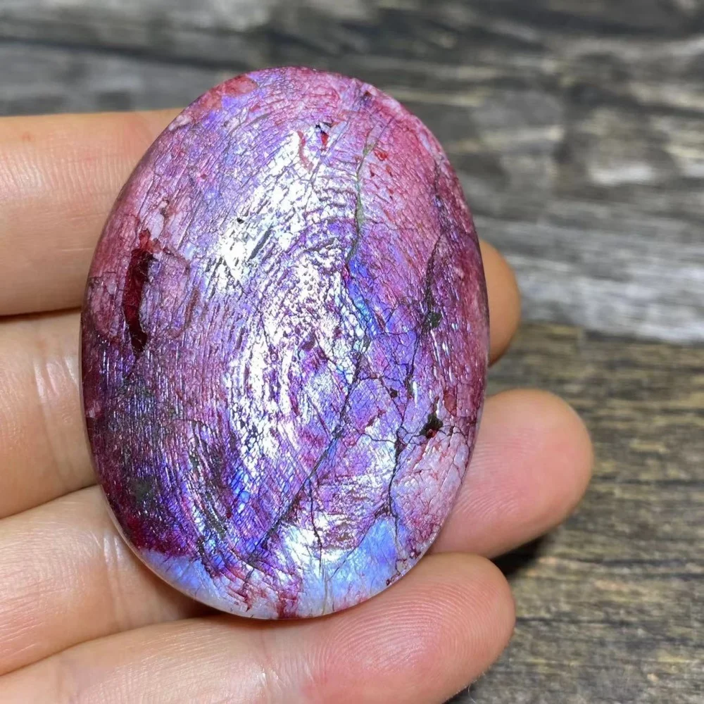 Pierre de lune rouge naturelle, spécimen de cristal de quartz, minéraux de beauté Reiki, haute qualité, guérison spirituelle, décoration d'intérieur