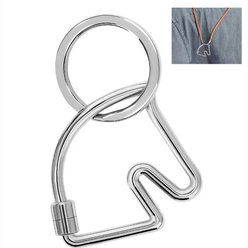 

Horse Head Bag Charm Pendant Decorative For H Home Handbag Shoulder Bags Car Key Chain Bag Shoulder Strap Adjustment Buck