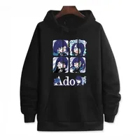 Singer Ado Cartoon Print Funny Hoodie Aesthetic Hip Hop Graphic Sweatshirts Poleron Hombre Unisex Streetwear Harajuku Tracksuit