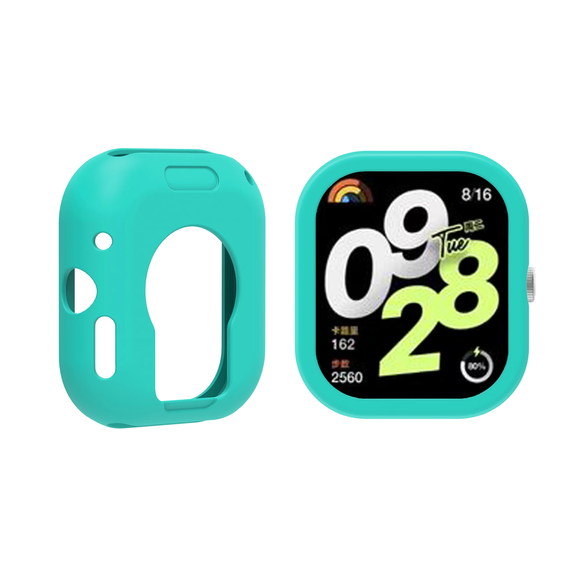 Beyeser For Redmi Watch 4 Watch Band Case Soft Tpu Siliconen Beschermende Shell Watchcase Anti-Drop Vervangende Conservering Shell