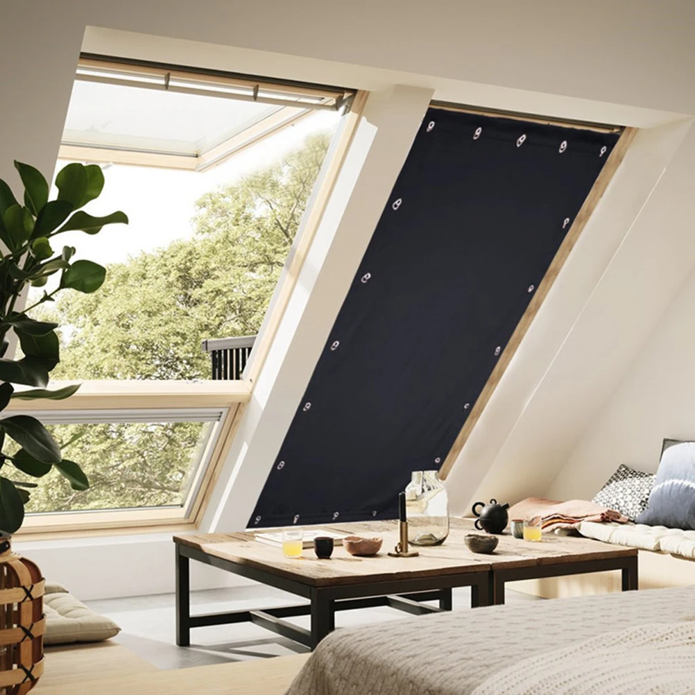 

1pc Blackout Curtains Sunshade Home Decor Room Window Drapes Privacy Simple Elegant Premium Fabric Soft Natural Look
