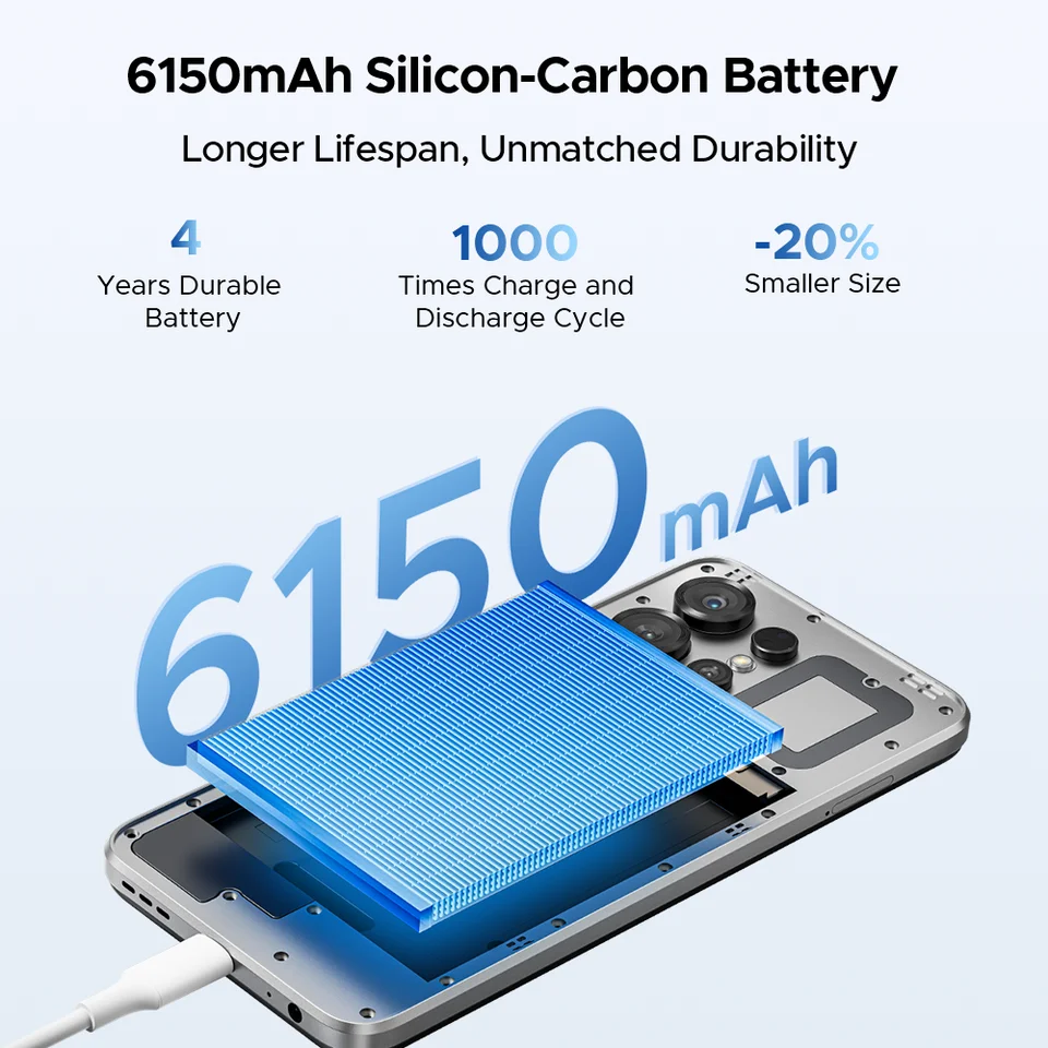 Global Version DOOGEE Note56X Pro Smart phone 32GB+128GB 6150mAh