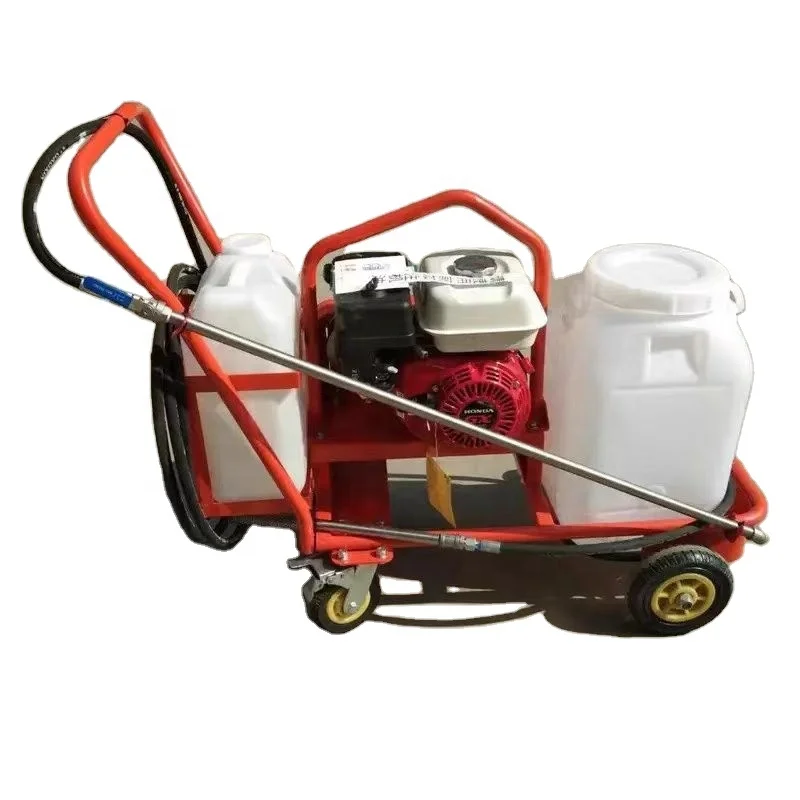 

Hand Mini Skid Steer Propelled Asphalt Emulsion Sprayer Bitumen Spraying Machine Airless Sprayer for Construction