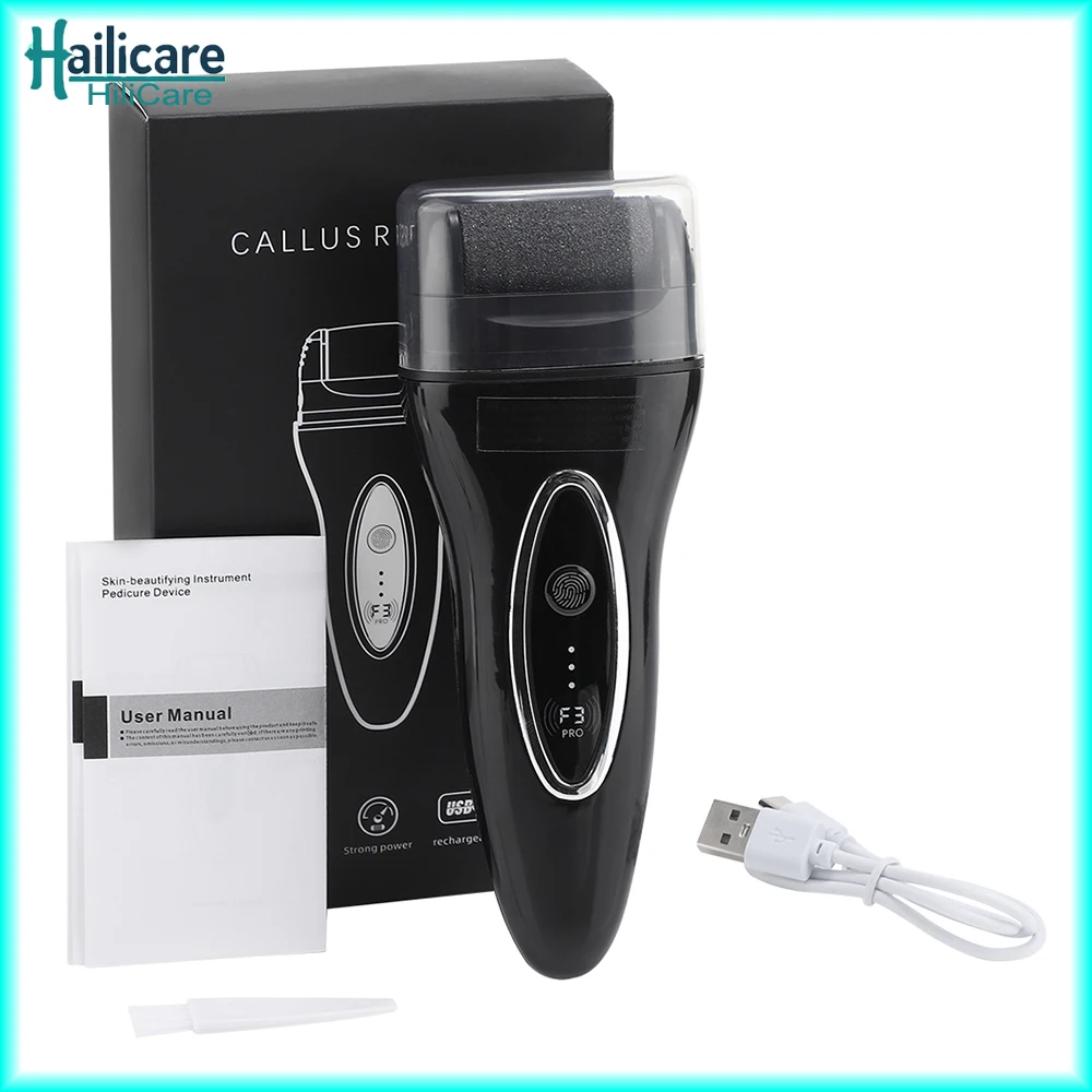 

Electric Pedicure Tools Professional Grinding Exfoliator Detachable Callus Remover 3 Speeds 360° Dead Skin Remover Foot Care Too