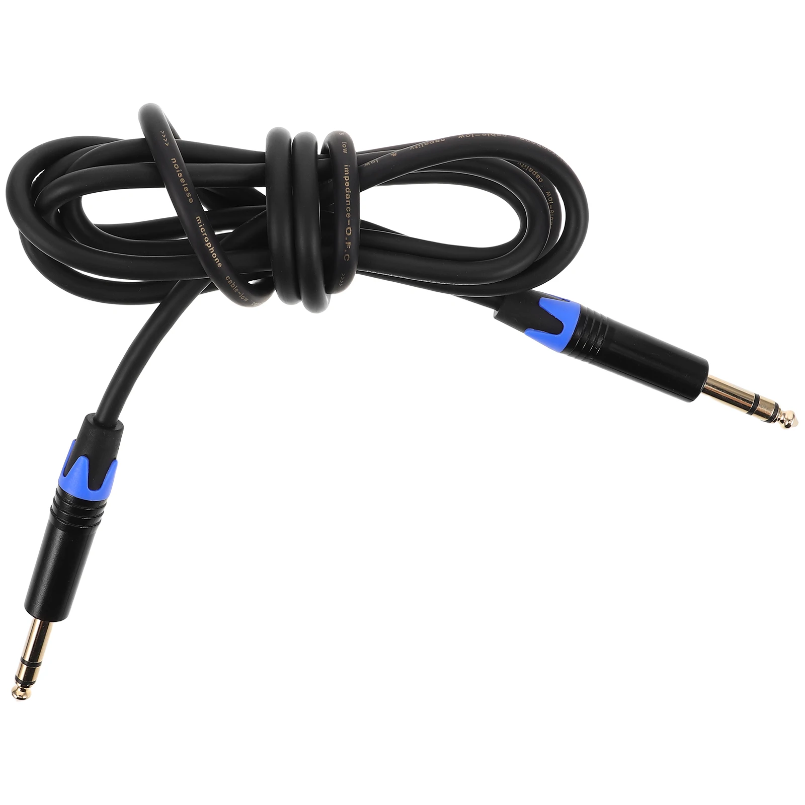 

Guitar Cables 635mm Balanced 1 4 Inch Male to Male Stereo Audio for Electric Bass Guitars Amplifiers Pedals Recording