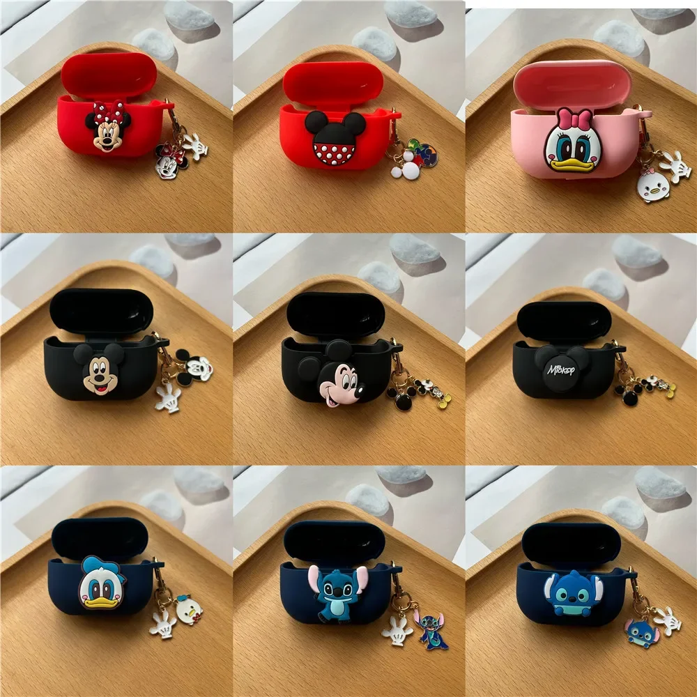 

Case Cover for JBL Wave Beam Protective Sleeve Disney DIY Cartoon Earphone Accessories for JBL Wave 200 Cover with Keyring