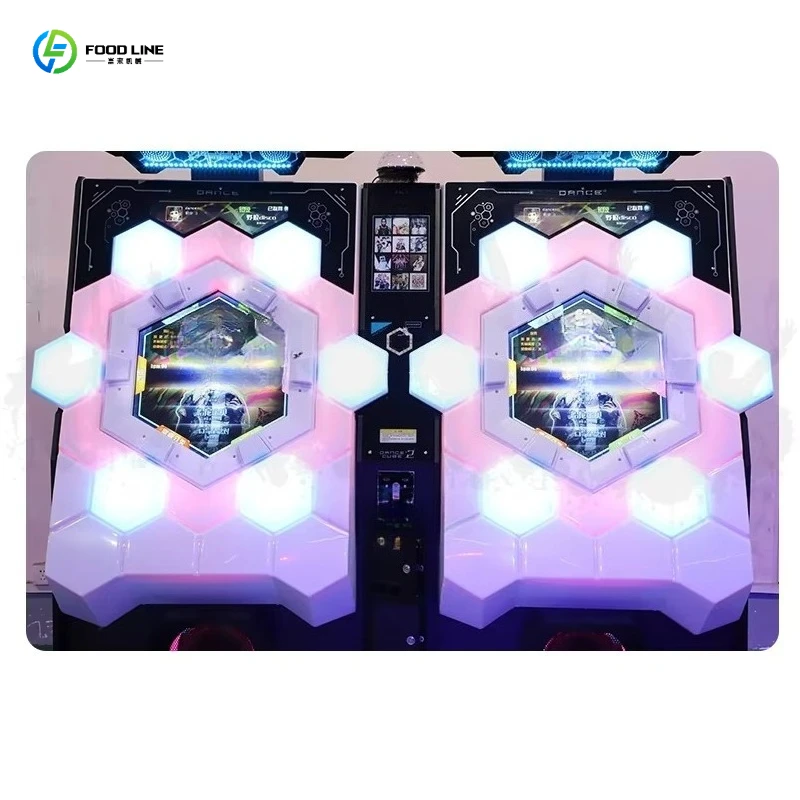 FL 2026 New Dancing Cube Station Coin Operated Simulator Amusement Pump It up Just Dance Revolution Arcade Game Machine