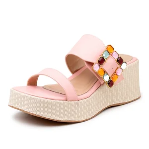 Anabela Sandale in Rafia mit detaillierter Schnalle - 5200 12 Hauptverkäufe Sadalha Anabela - №6