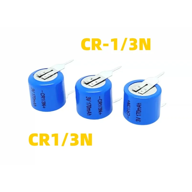 2-5PCS Replacement battery CR-1/3N button battery CR1/3N 3V digital camera flash button battery with solder feet