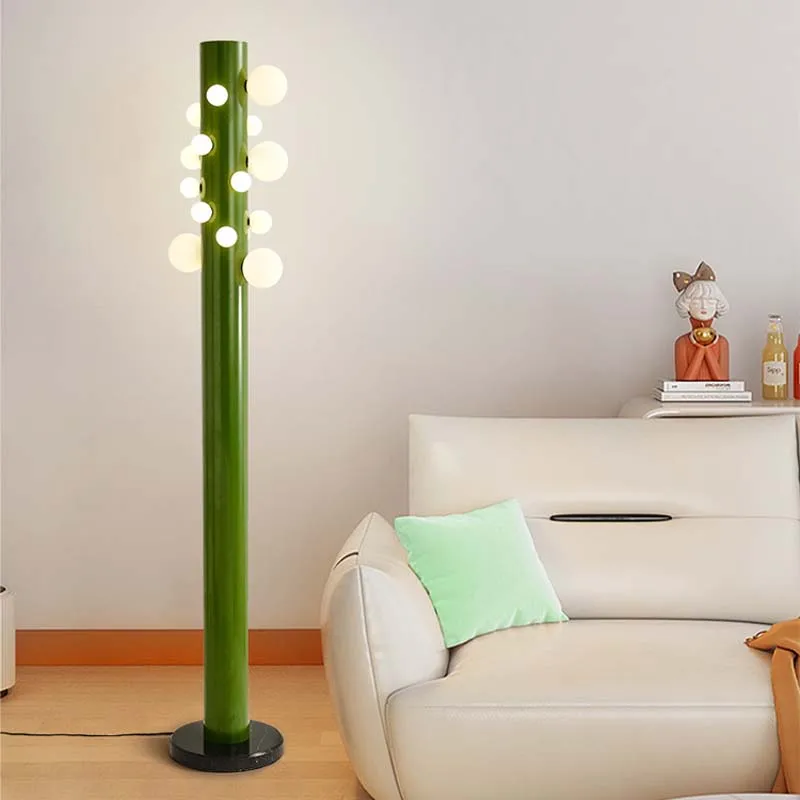 

Современный светодиодный напольный светильник 2026 года в стиле постмодерн, минималистичный, с текстурой дерева и стеклом, для гостиной, спальни, прикроватный, креативное освещение для дома