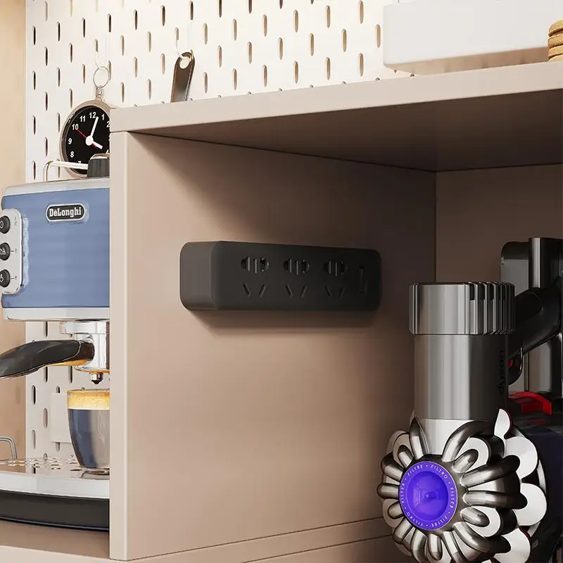 Solid wood dining side cabinet integrated high cabinet against the wall dining side cabinet locker sweeping robot
