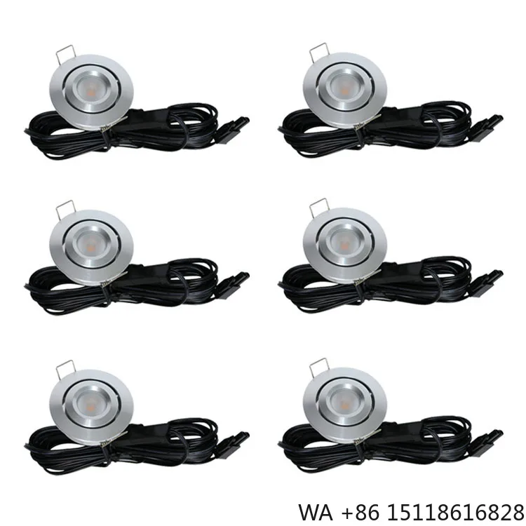 DC12V  42mm Recessed Balcony Mini Spot Lights 3w Downlight
