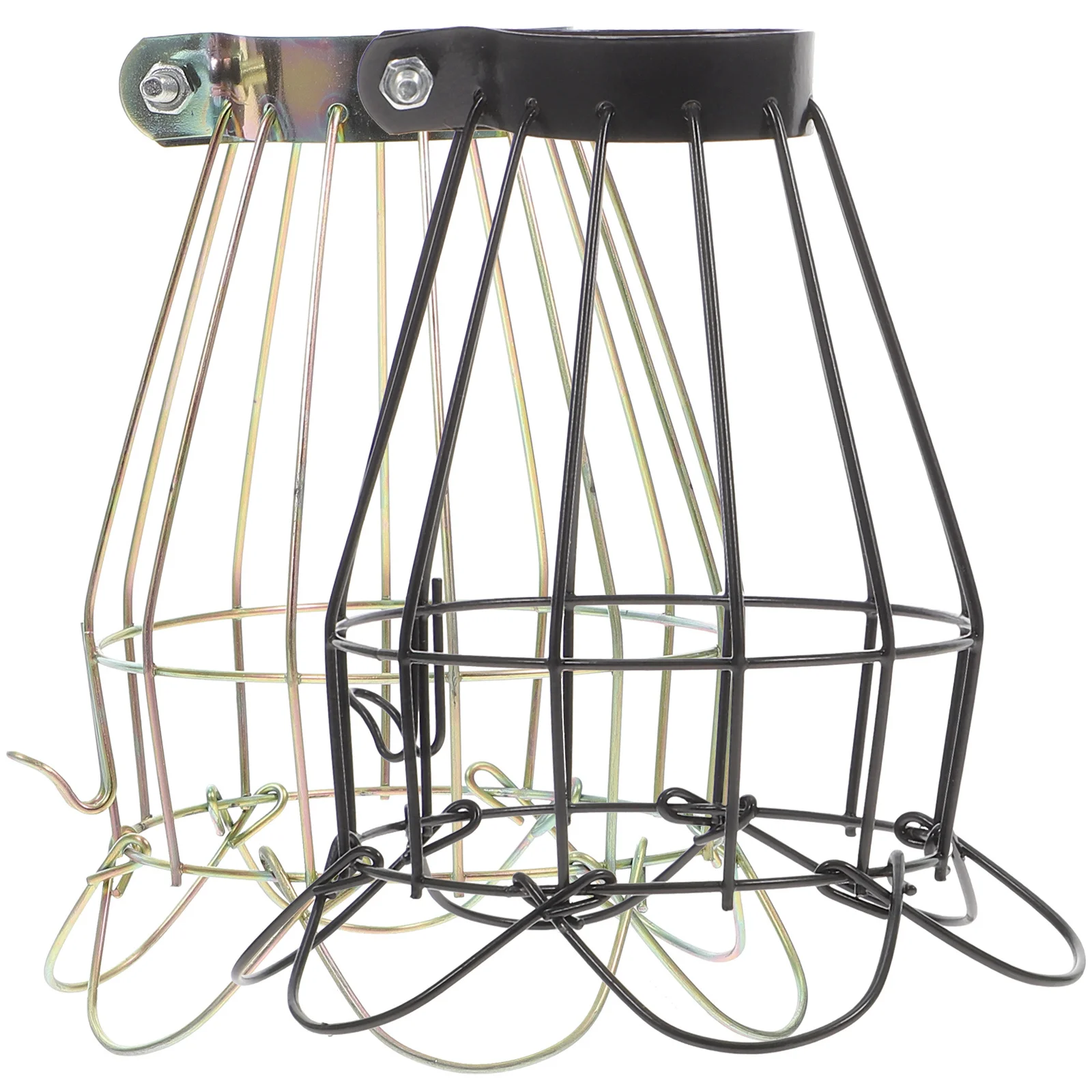 

Reptile Heat Lamp Mesh Cover Reptile Box Lampshade Iron Anti-Scald Protective Shell Heating Lamp Cage Accessory