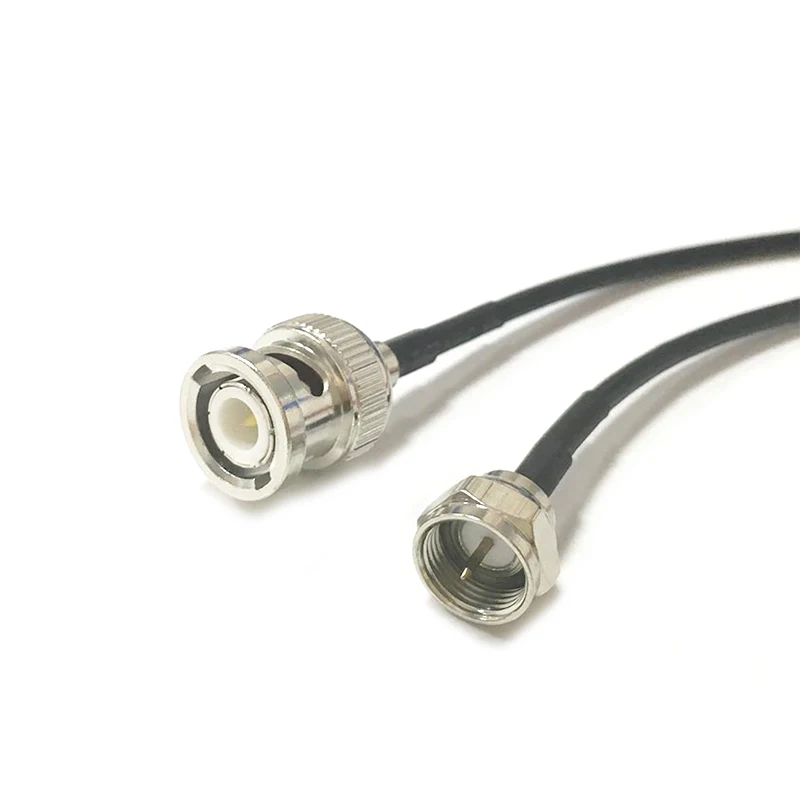 BNC Male to F Type Male Plug Pigtail Cable Adapter RG174 20cm/30cm/50cm/100cm NEW