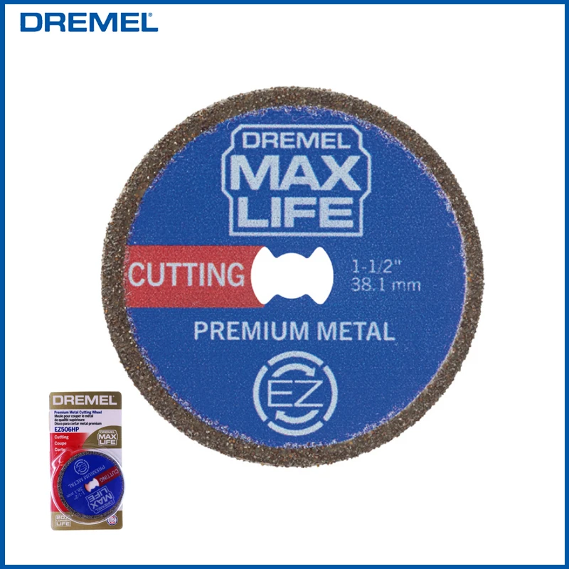 

Режущий диск Dremel Max Life EZ506HP для металла премиум-класса, подходит для стальных металлических труб, листового металла диаметром 1-12 дюймов (38,1 мм)