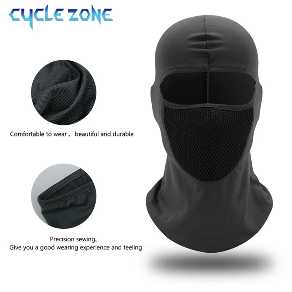 Cycling Full Face Mask Absorb Sweat Breathable Fishing Training Sport UV Protection Face Scarf Neck Gaiter MTB Bike Helmet Hood