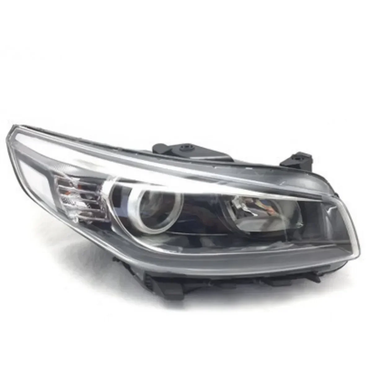 Car Led Headlight headlamp Angel eyes Daytime Running DRL Head lamp Low High Beam for Kia K4 14-16