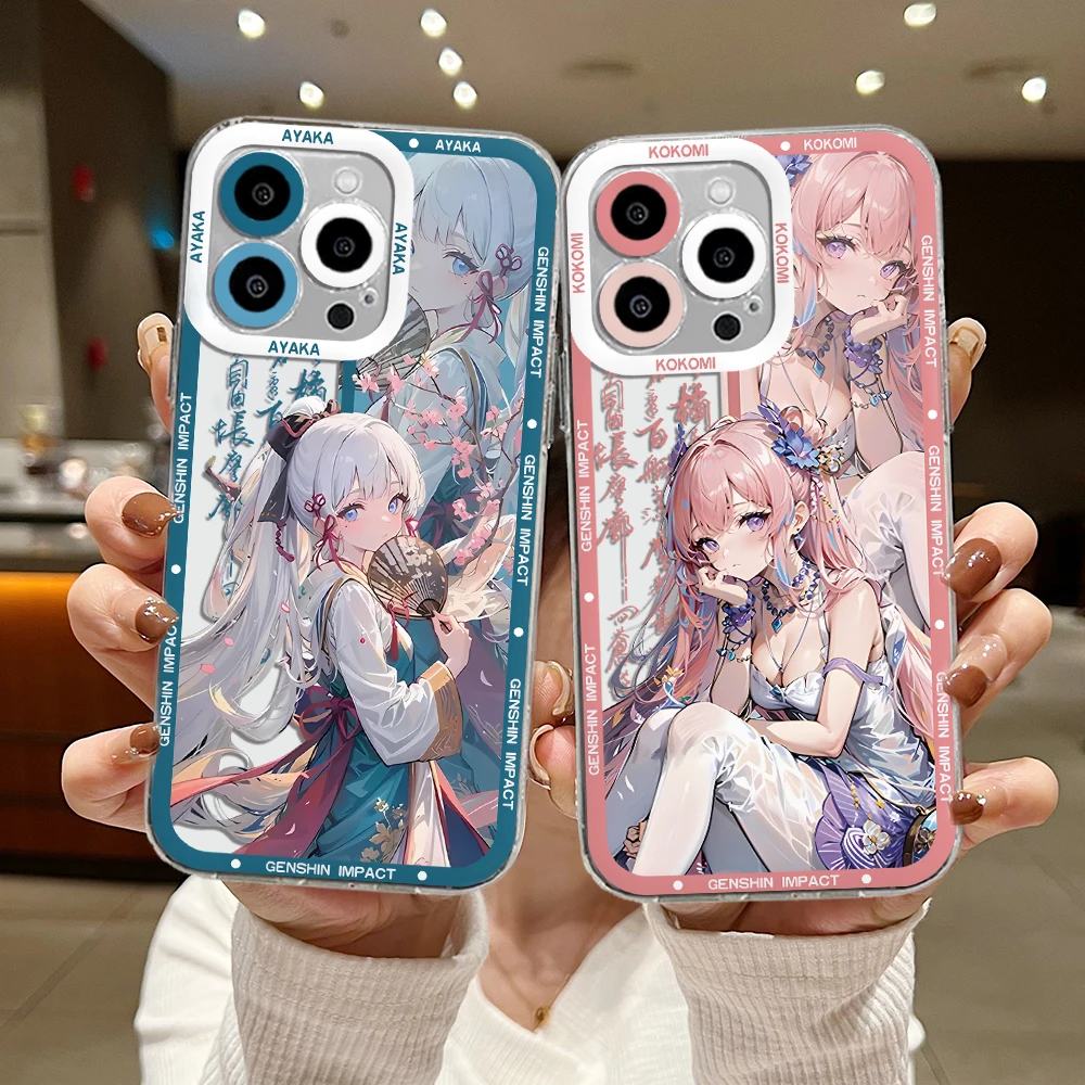 Genshin Impact nahida ayaka Phone Case For Xiaomi Redmi Note 13 12 12C 11 10 10C 13C 10s 9 9s 9A 9T 9C 8 7 Pro Max 4G 5G Cover