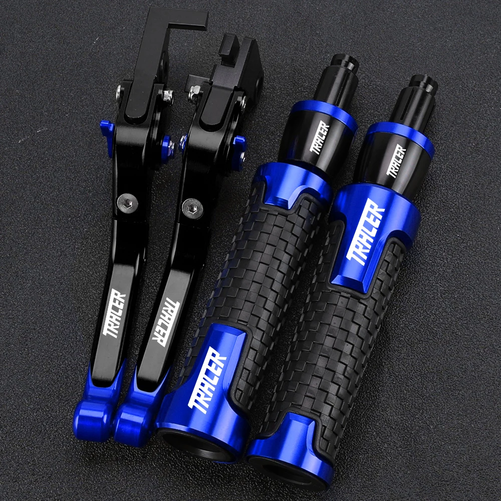 Motocyklowe klamki hamulca i sprzęgła, manetki kierownicy z końcówkami do YAMAHA MT07 MT09 TRACER 700 900 GT TRACER7 TRACER9 TRACER 7GT 9GT