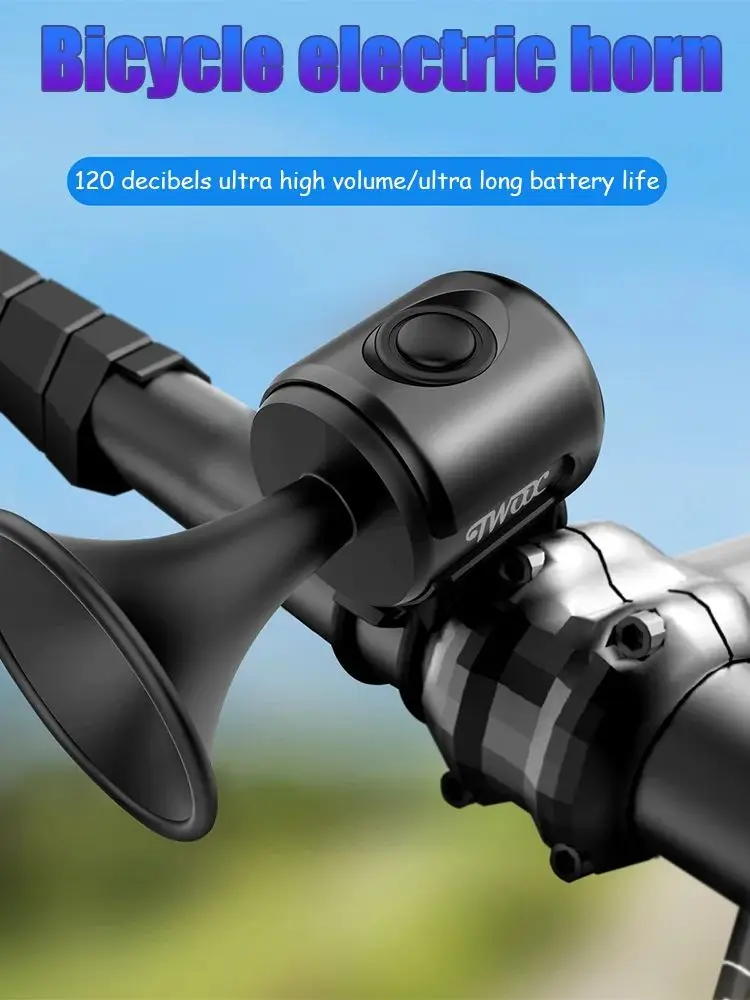 AliExpress Rockbye ROCKBYE Bicycle Horn Waterproof 120dB Bike Bell Electric Bicycle Handlebar Horn Road Bike Mountain Bike Scooter Kids Bike Horn