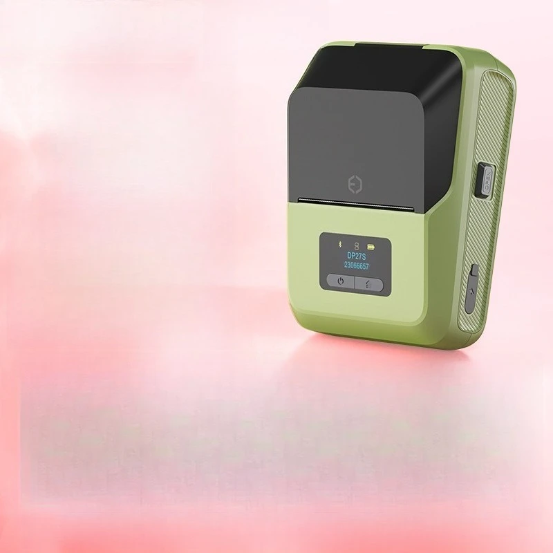 

DP27S transparent label printer can be connected to mobile phone waterproof name sticker food moon cake production date